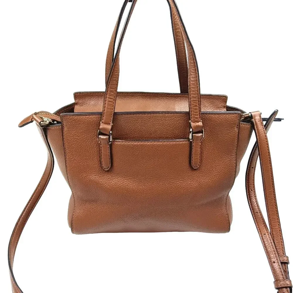 Kate Spade Jackson Camel Brown Medium Satchel Bag Purse Handbag